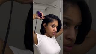 Check out my full silk press tutorial on my channel. #silkpress on a budget #blackhair #naturalhair