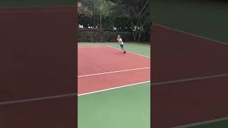 Tennis backhand approach shot 🎾