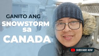 GANITO 'PAG SNOW STORM SA CANADA | PINOY SA CANADA | RENTECH PH