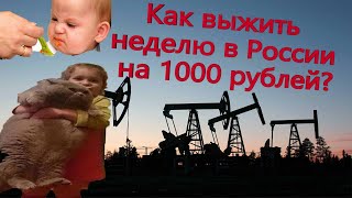 Как выжить неделю в России на 1000 рублей?