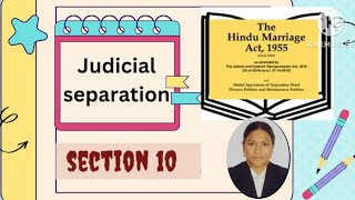 judicial separation, section 10 of HMA,#viralvideo ,#trendingvideo,#hindumarriageact1955