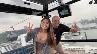 P1 CABLE CAR IN SINGAPORE /🇬🇧BRITISH FILIPINA 🇵🇭