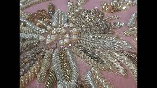 Hand Embroidery | Zardosi Embroidery Ideas | Beautiful Embroidery Design for Dresses