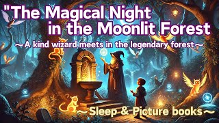 【PictureBook】 A Magical Night in the Moonlit Forest #55【Story-telling】【Lulling to sleep】 【Lofi】