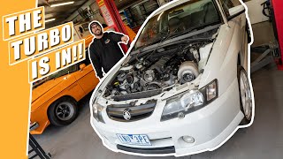 BUILDING AN LS1 TURBO VY UTE!! - Part 5 - REFITTING THE ENGINE!