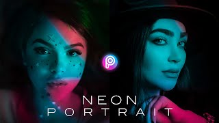 Neon Portrait Effect | Picsart and Lightroom Tutorial | Photo Editing Tutorial