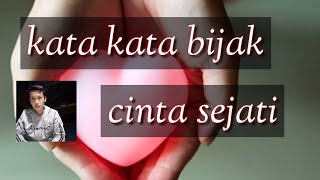 Kata kata bijak cinta sejati