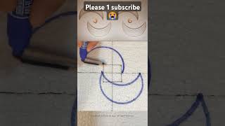 How to draw perfec painting in YouTube short feed video #shortsfeed 👑