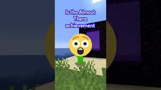 The IMPOSSIBLE Achievement In MINECRAFT! 😱 #minecraft