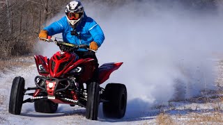 Winter Ride on my Raptor 700