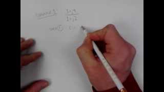 How to divide complex numbers