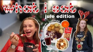 WHAT I EAT IN A DAY JULE EDITION | jeg spiser julemad en dag