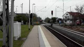 DB Cargo BR 143 mit Lz Az in Kirchlengern