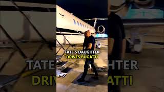 Tate let's his Daughter Drive $5.5M Bugatti #shorts