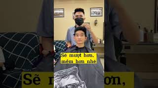 Duỗi tóc xoăn gần chục năm cho em trai #tocnamdep #haiphong  #the6776barbershop