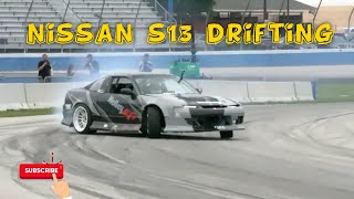 Nissan S13 Holley EFI Drifting - Brew City Banger - Milwaukee Mile