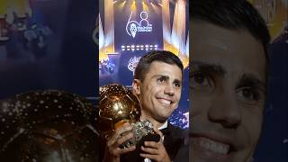 RODRI WINS THE GOLDEN BALLON D'OR 2024 🟡 VINICIUS JR SECOND IN RANKING