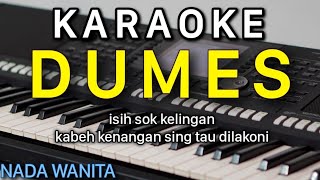 DUMES Karaoke Nada Cewek / Wanita / Female KEY || Dumes Gilga Sahid Karaoke