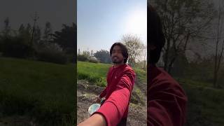 Khet ke Pedon Mein Pani Diya | My First Mini Vlog #minivlog #shorts #viral