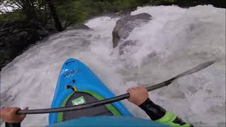 Bad swim on Cauterets river