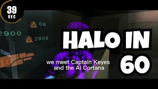 60 Second Halo - Pillar of Autumn - Halo Combat Evolved (Halo Breakdown 60 Seconds)