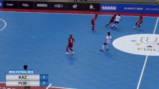 WUC FUTSAL 2018 KAZ - POR