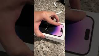 Unboxing iPhone 14 Pro Deep Purple #iphonemedellin