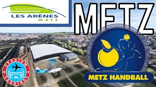 Les Arènes de Metz - Microsoft Flight Simulator STADIUM LANDING!