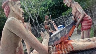 Wang Saen Suk hell garden in Chonburi, Thailand