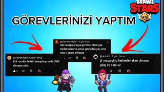 SİZDEN GELEN GÖREVLERİ YAPTIM