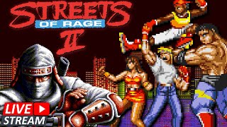 🤜🤜Retro Nite - Streets of Rage 2 +- Shinobi 3 Redemption Run - Sega Genesis🤛🤛