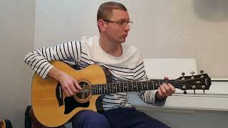 Пружинка (Pizza) на гитаре fingerstyle cover +табы