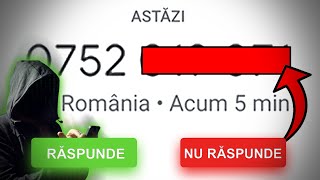 NU RĂSPUNDE LA NUMĂRUL ĂSTA 📵