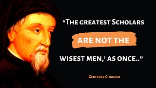 Prime Excerpt From Geoffrey Chaucer | English poet | Best Known for His Book The Canterbury Tales