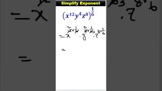 Master Exponent Rules in SECONDS with This Simple Trick! #MathShorts #matholympiad