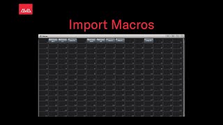 Import Macros