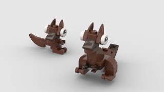 MOC Lego Kanga and Roo speed build in 4K