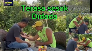 Terasa sesak di dada