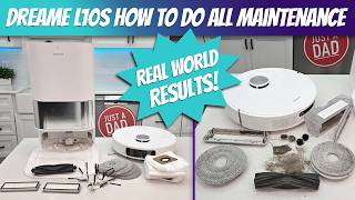 Dreame L10s Ultra Robot Vacuum and Mop How to do all Maintenance BEST for Cats Real World Results