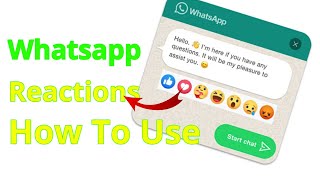 Whatsapp Reaction Update 2022 | How To React On Whatsapp 2022 | How To Use ?