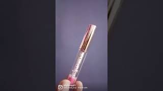 little beauty huda beauty pink magic lipgloss like Glossylip shade soft and pink shade