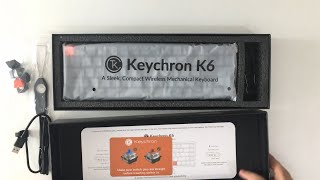 Keychron K6 (Hot-swappable) Unboxing | ASMR