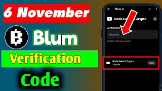 Node Sales in Crypto Video Code | Blum Today Verification Keyword Node Sales in Crypto