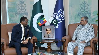 Ambassador of Ethiopia to Pakistan H.E Mr. Jemal Beker Abdula visited Naval Headquarters