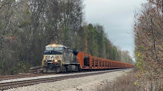 Solo NS AC44C6M 4232 Leads Rail Train 920 on 11/10/24