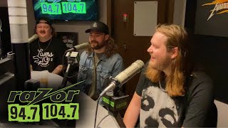 Wage War on Writing "Manic", Building Trust, Offstage Antics, and more! - Razor 94.7 | 104.7