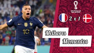 MBAPPE ANOTA 2 GOLS CONTRA DINAMARCA! - França 2 x 1 Dinamarca | All Goals and Extended Highlights