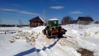 Т-40ам после простоя в снегу