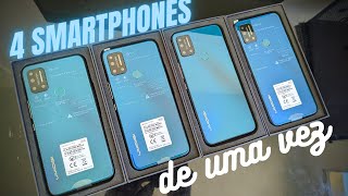 UNBOXING! 4 SMARTPHONES DE UMA VEZ! SERÁ QUE DEU BOM?!