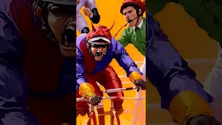 Historical Horse Racing in Hell's Half Acre #animation #trippy #art #trippyart #animation #aivideo